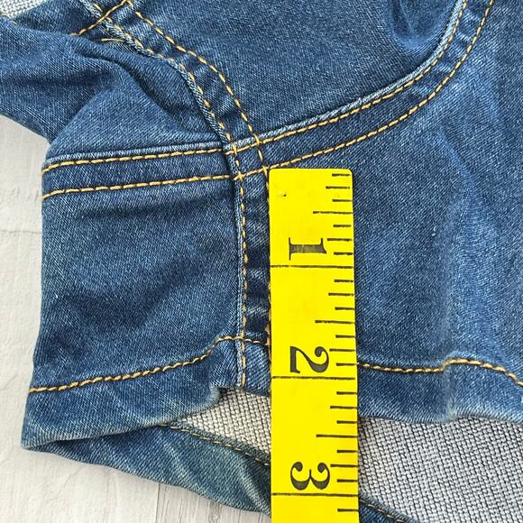 Wishful Park Blue Gray Shortie 2" Basic Plain Pull On Drawstring Juniors Shorts - Picture 9 of 9